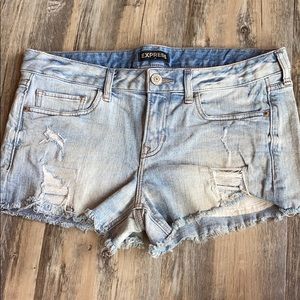 Express jean shorts